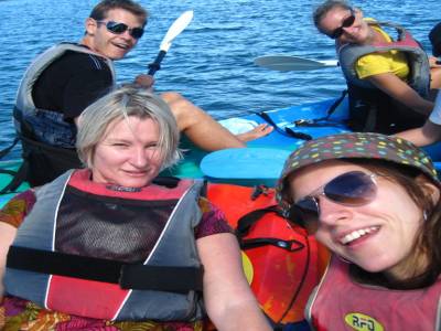 Sortie kayak sur lac - Piragüismo en el lago