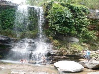 Cascade lors du Trek
