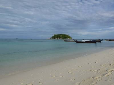 The beach