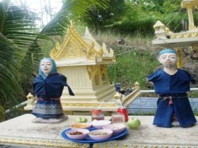 Les "maisons" pour les esprits, Thailande