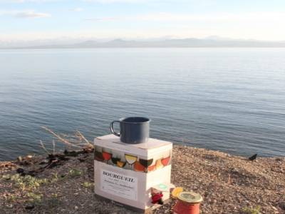 Bivouac sur le lac Sevan