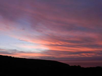 Coucher de soleil à Raglan