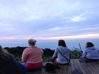 Coucher de soleil à Raglan