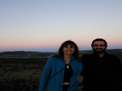 Coucher de soleil sur Ilparpa, Titi et Lorna
