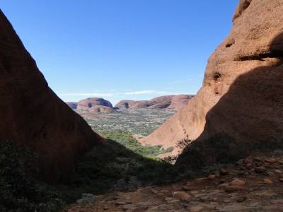 Lors du trek à Kata tjuta