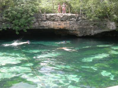 Cenote Azul a qq encablures de Tulum