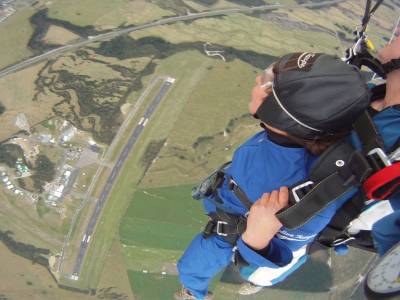 Ouf le parachute s'est bien ouvert !