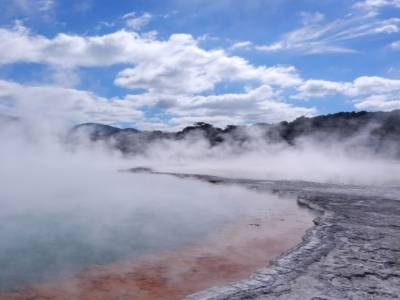 Champagne pool à Wai-o-tapu