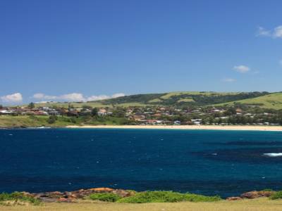 Une des plages à Kiama 