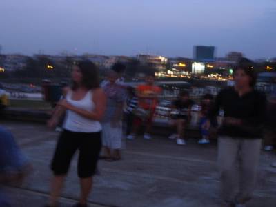 Cours de danse au stadium