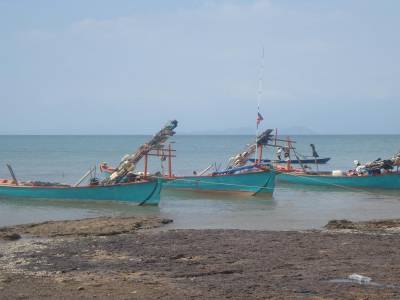 Bateaux de pecheurs a Kep