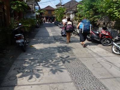 Départ d'Ubud