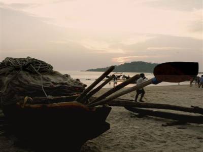 Bateau sur la plage