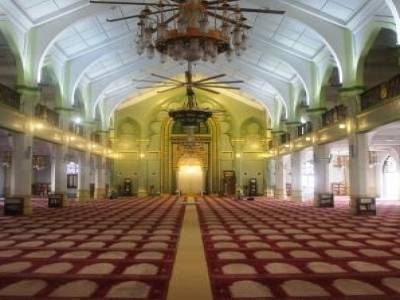 L'intérieur d'une mosquée