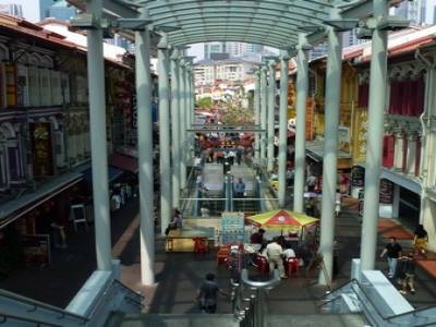 Sortie du métro de Chinatown