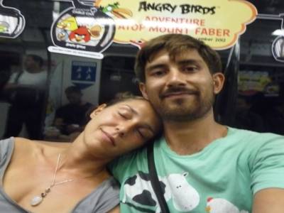 Dans le métro avec Angry Bird