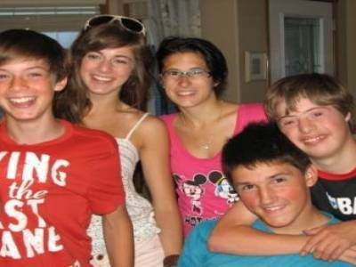 Louis, Camille, Alexandra, Robin et Charles