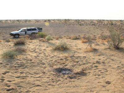 1er bivouac dans le désert du Kyzylkoum