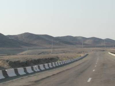 Route Sud Est vers Urgench
