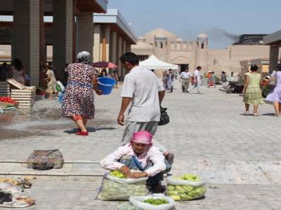 Marché ouvert typique