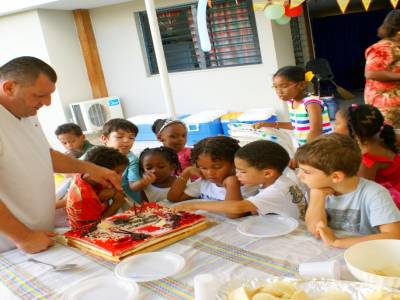 A l'anniversaire de Brad, le fils de Fanta