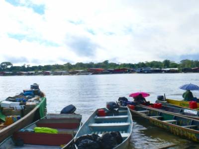 Les bords du Maroni avec le Suriname en face