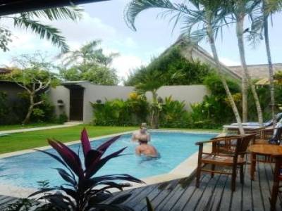 Notre villa ! Et oui on c'est fait bien plaisir... Des vacances dans notre voyage, le rêve ;-)