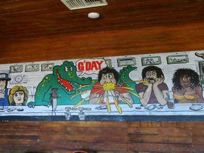 Le bar du Crocodile Dundee