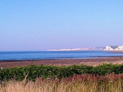 Vue mer et falaise Dieppe