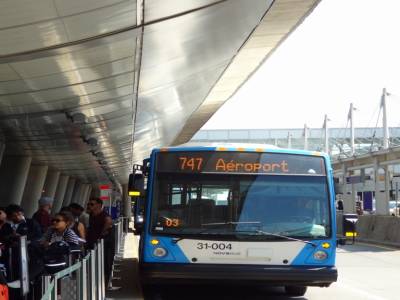 Arrivée Montréal Navette