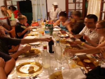 Repas d'insectes