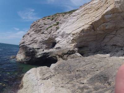 escapade en falaise