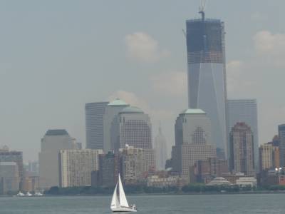 Vues de NY depuis croisière en bateau