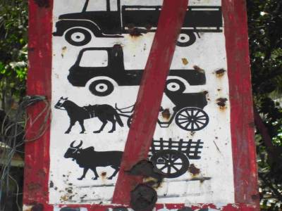 La route en Inde
