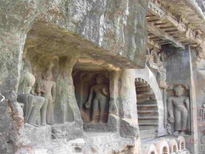 Grottes d'Ajanta sculpté à la main