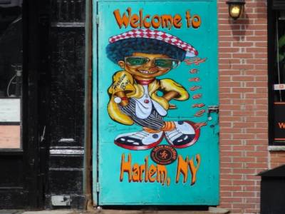 arrivée dans Harlem