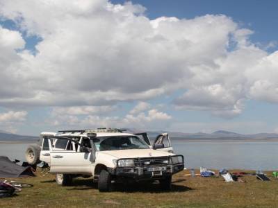 Mon bivouac. Enfin seul, nomade parmi les nomades!