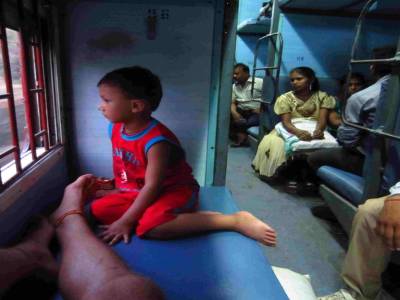Dans le train....