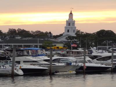 notre arrivée par ferry à Provincetown soirée du 8/8