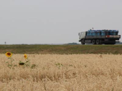 Après la steppe Kazakh et une grande Taïga de part et d'autre de la frontière ...