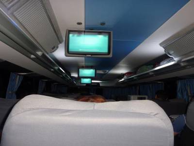 Interieur du bus vers Arequipa
