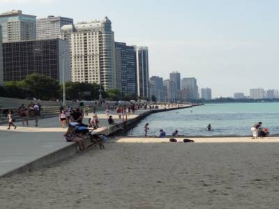 La plage de Chicago