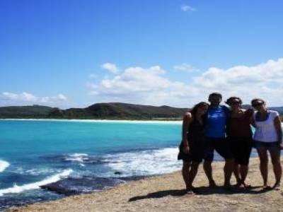 Sur une des plages paradisiaques, près de Kute Lombok