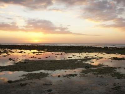 Coucher de soleil, sur les Gilis