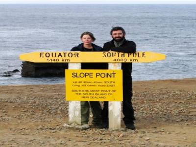 Slope point, extreme sud de la NZ