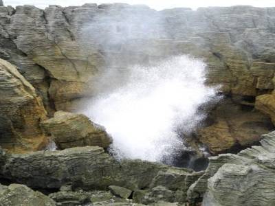 Les pancakes rocks et leur Blowhole