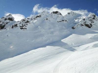 La vue du  volcan depuis le restaurant d'altitude