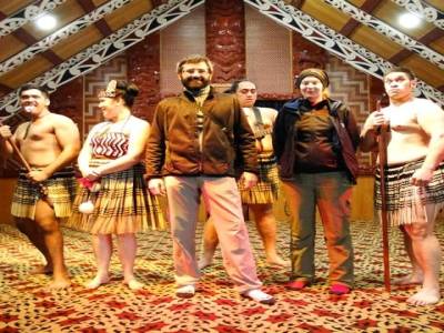 Spectacle de danses et chants maoris