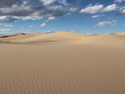 Les dunes comme tous les déserts ne couvrent qu'une petit partie. 3% du Gobi.