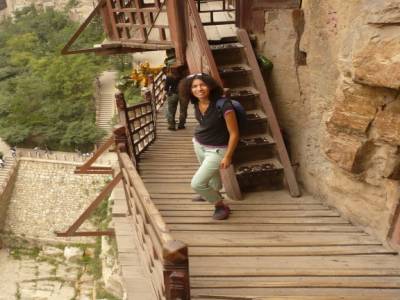 Temple suspendu